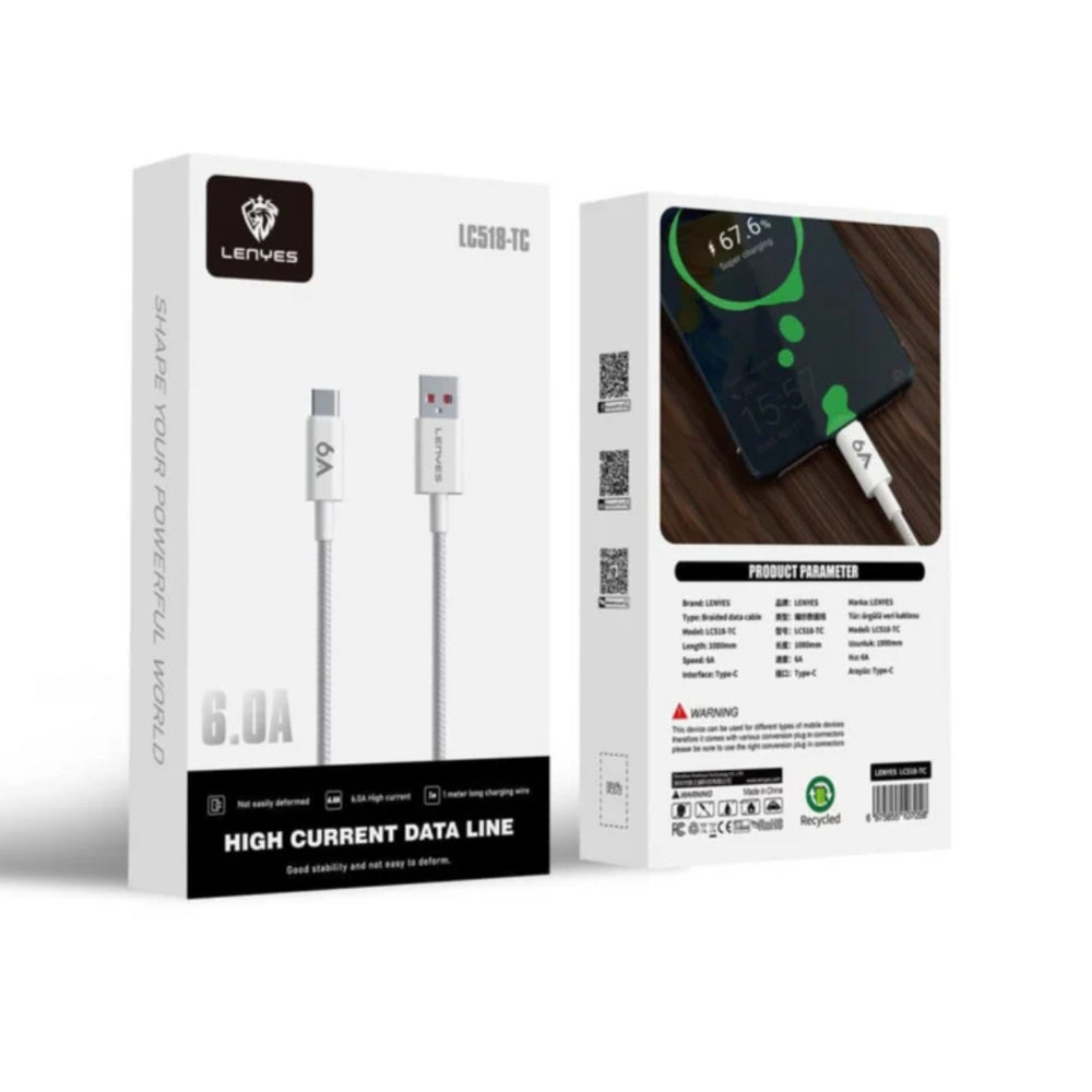 LENYES Braided Fast Charging Cable LC518