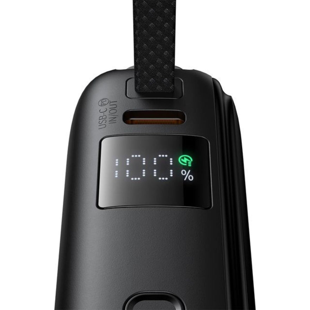 MCDODO MC-2550 22.5W Digital Display 10000mAh Mini Power Bank Built-in Cables(USB-C+Lightning)