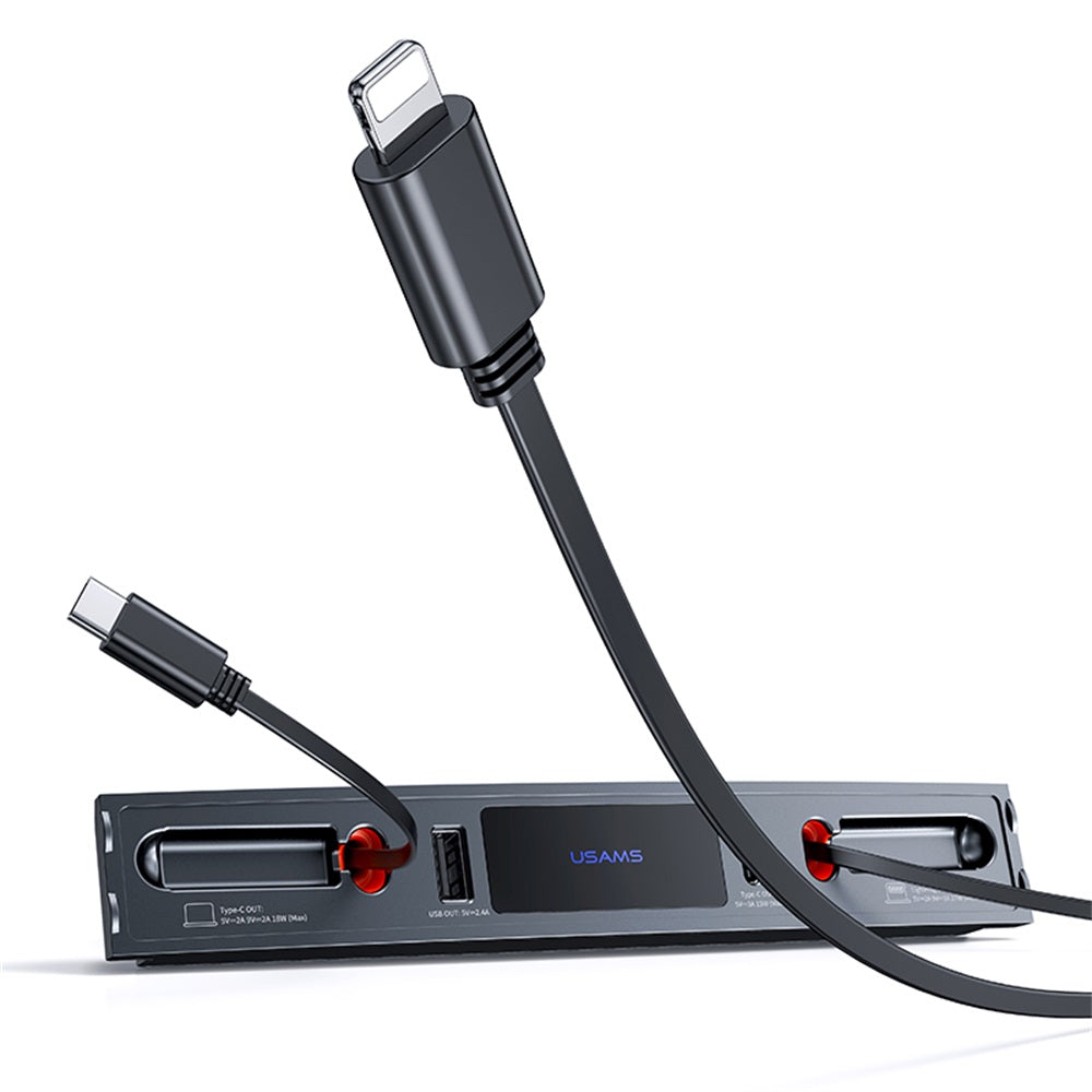 USAMS US-SJ649 60W 4 ports Car Central Control Charging HUB For Tesla 3/YC