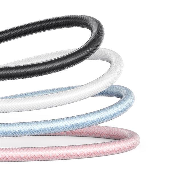 USAMS US-SJ692 30W Striped Data Cable Type-C To Lightning-KY Series 1m
