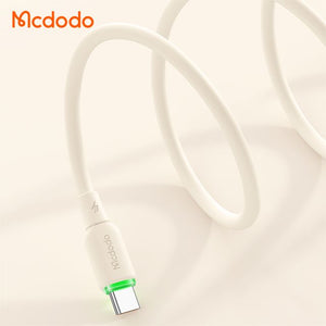 MCDODO CA-4770 65W Type-C to Type-C Data Cable with LED Light 1.2m