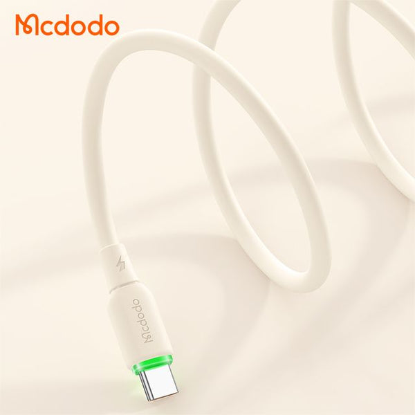 MCDODO CA-4770 65W Type-C to Type-C Data Cable with LED Light 1.2m