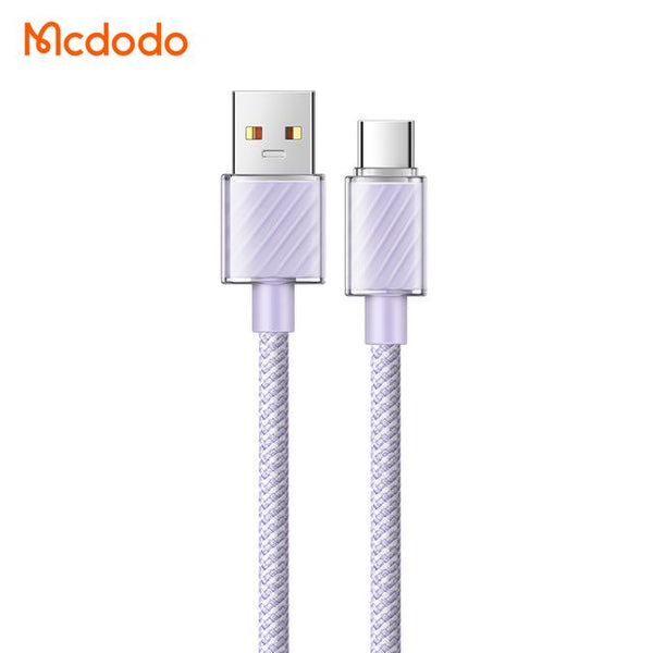 MCDODO CA-3650 Type-C 6A Transparent Data Cable 1.2m