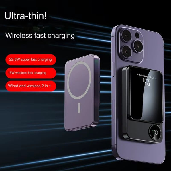 Magnetic 22.5W Wireless Charging Power Bank