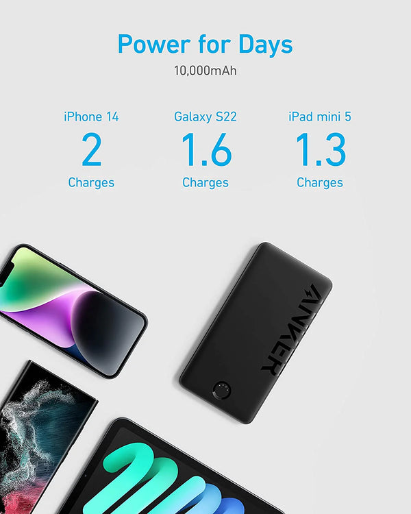 Anker 323 USB-C Power Bank 10000mAh