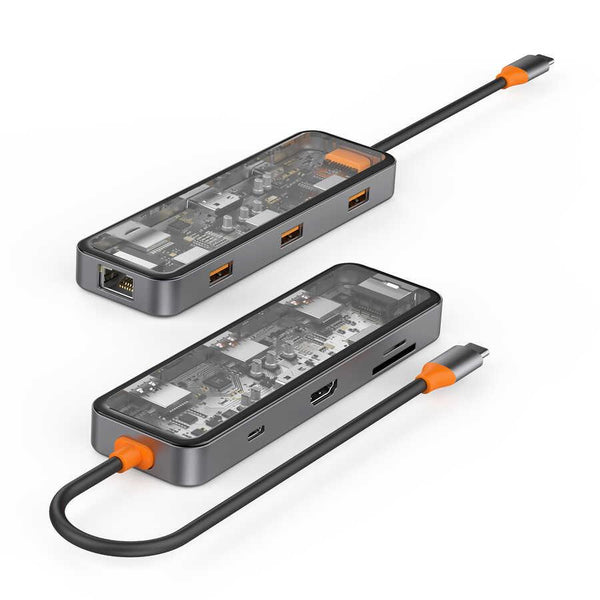 WIWU Cyber 8 in 1 Type-C Hub 100W