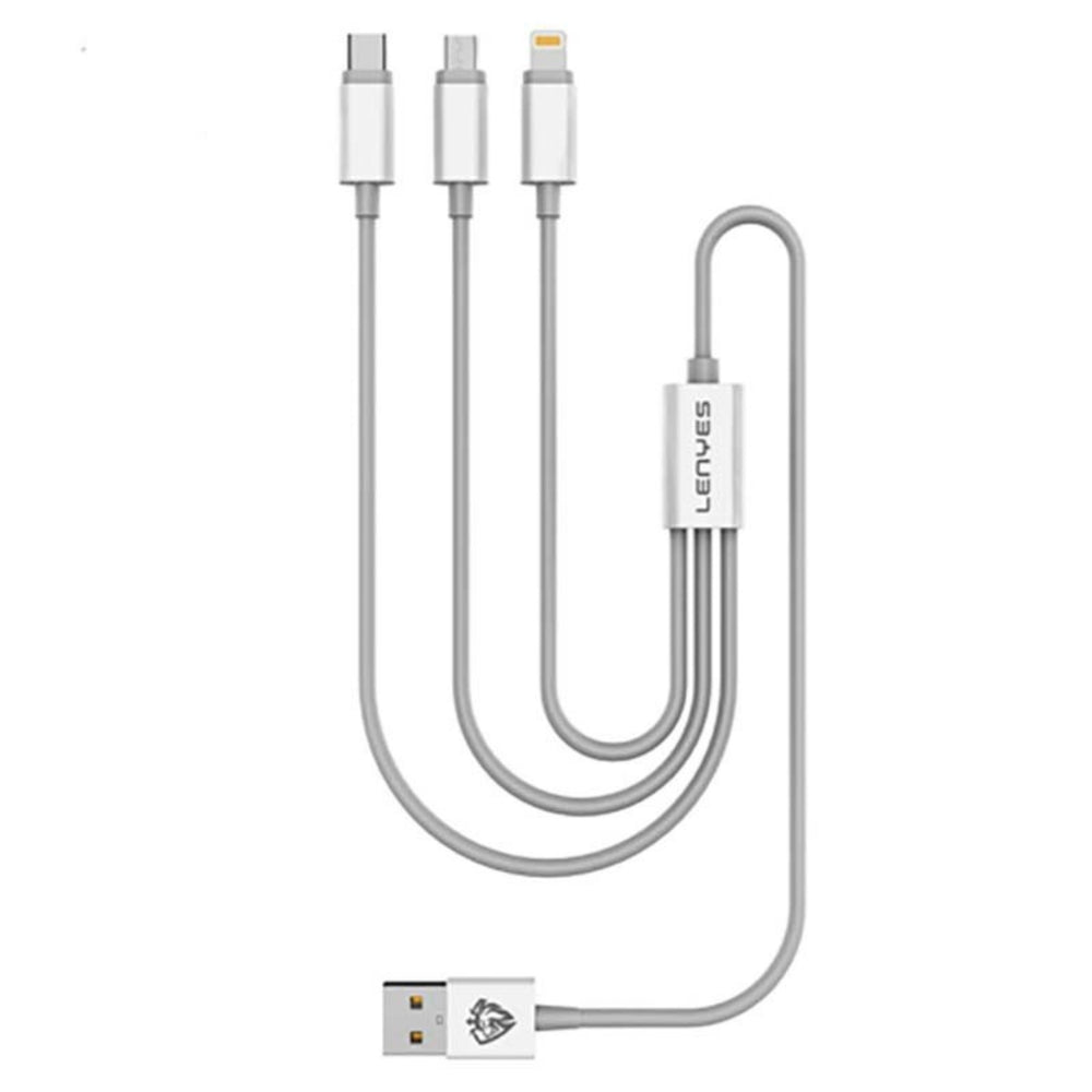 LENYES 3in1 Fast Charging Cable LC952