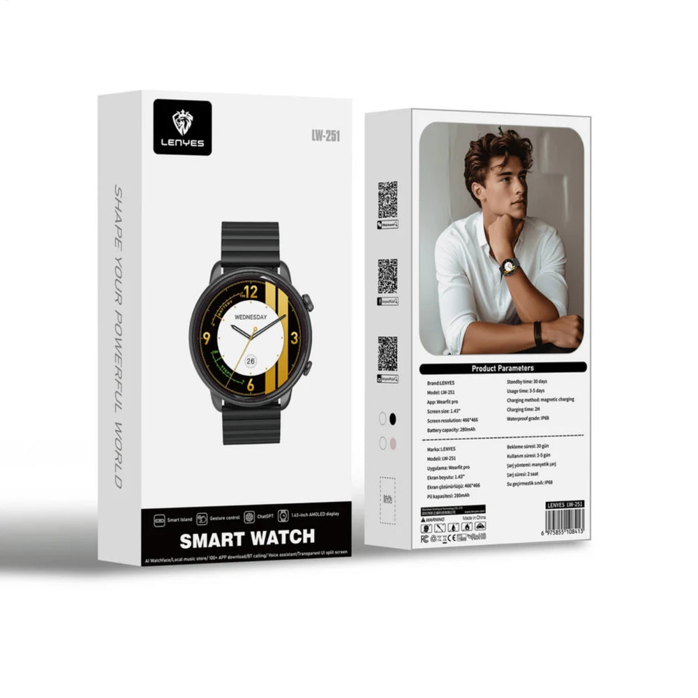 LENYES High Resolution Smart Watch LW-251