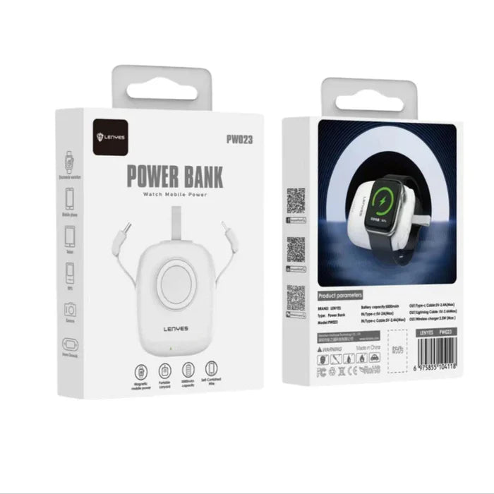 LENYES Mini 5000mAh Fast Charging Power Bank PW023