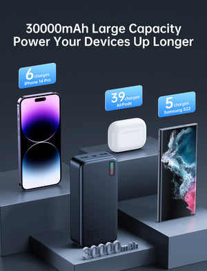 JOYROOM JR-QP196 22.5W 30000mAh Power Bank