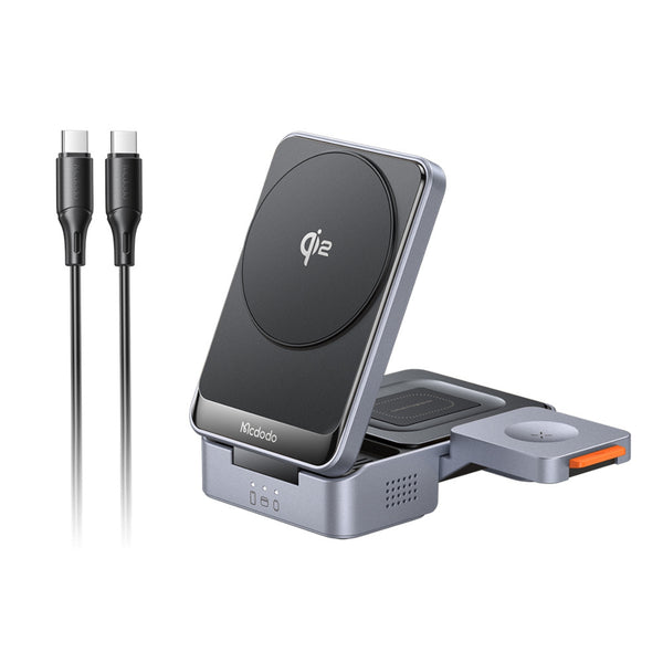 MCDODO CH-5190 MagQ Qi2 Foldable 3 in 1 Magnetic Wireless Charging Station