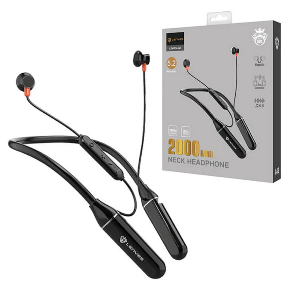 LENYES A43 Neck-Mounted Stereo Wireless Bluetooth Headphones