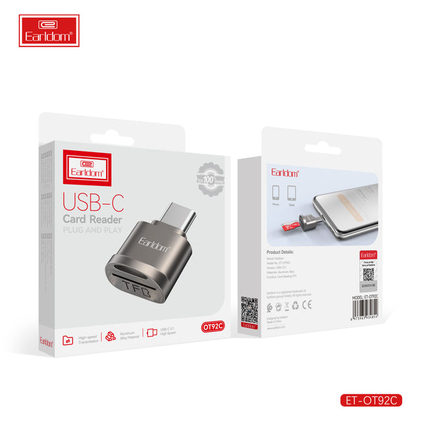 Earldom ET-OT92 Type-c / Lightning Card Reader