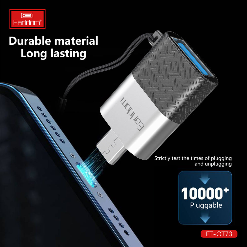 Earldom ET-OT73 USB to Micro Adapter
