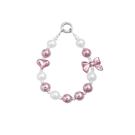 PICOCICI Stremer Bow Peach Mobile Charm