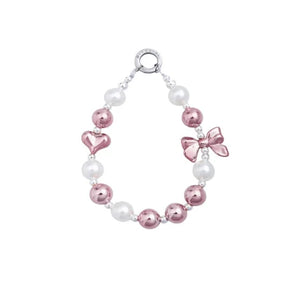 PICOCICI Stremer Bow Peach Mobile Charm