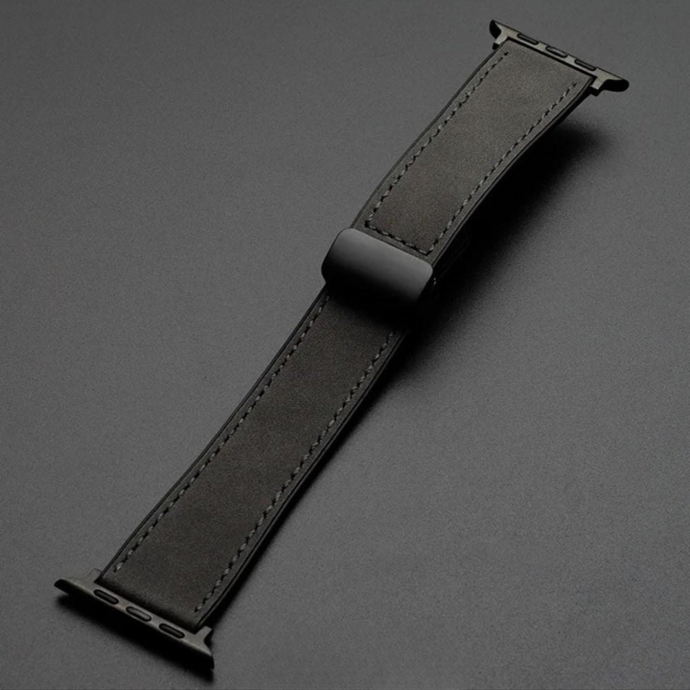 Magnetic Leather Apple Watch Band