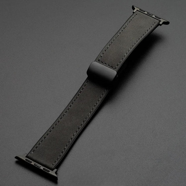 Magnetic Leather Apple Watch Band