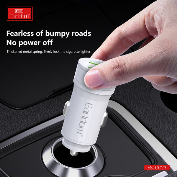 Earldom ES-CC23 Car Charger With Cable