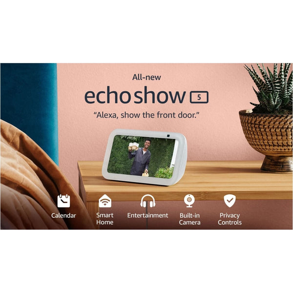 Amazon Echo Show 5 3rd Gen Smart Display with Alexa Glacier
