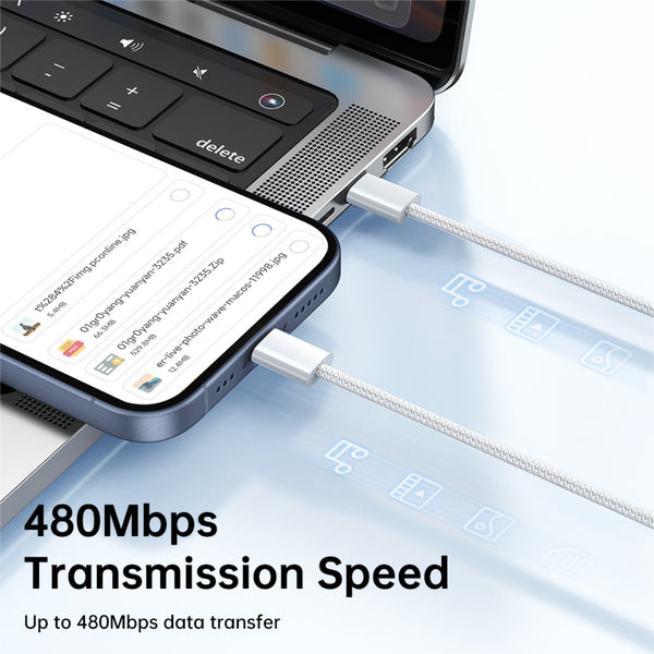 MCDODO CA-5690 60W USB-C to USB-C Data Cable 1m