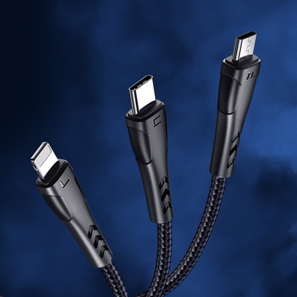 MCDODO CA-6960 3 in 1 Data Cable 1.2m