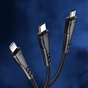 MCDODO CA-6960 3 in 1 Data Cable 1.2m