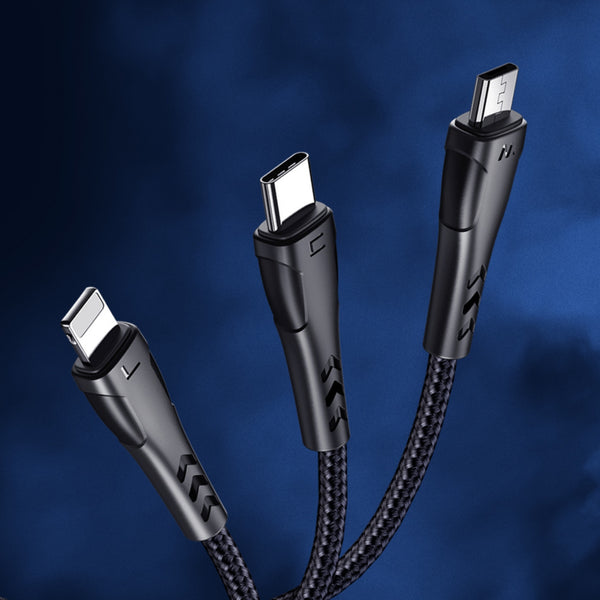 MCDODO CA-6960 3 in 1 Data Cable 1.2m