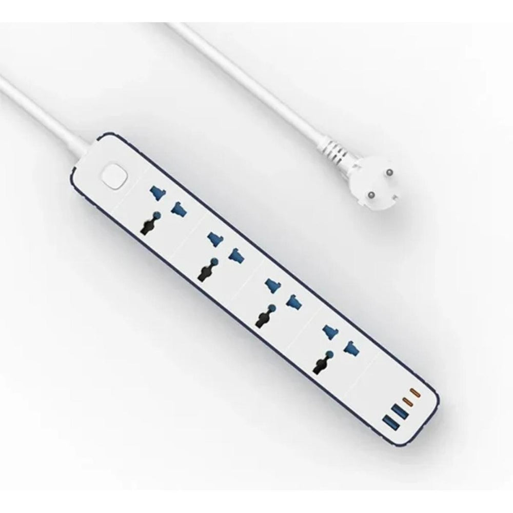 WiWU Wi-S007 PS422 20W GaN 8 in 1 Compact Charging Power Strip