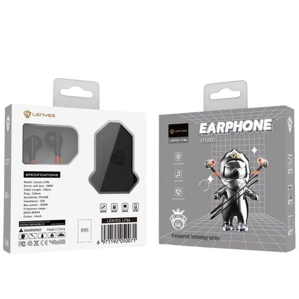 LENYES Wired Earphones LF86