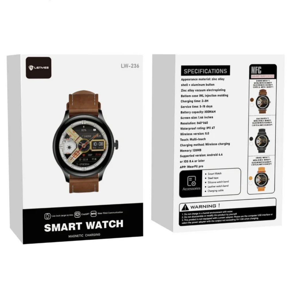 LENYES Smart Watch with Large Memory LW-236
