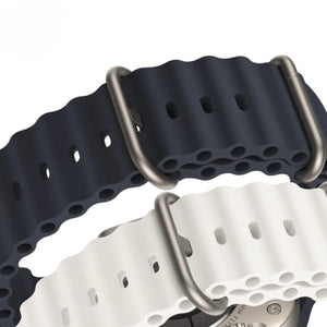 ATB Ocean Double Button Silicone Apple Watch Band