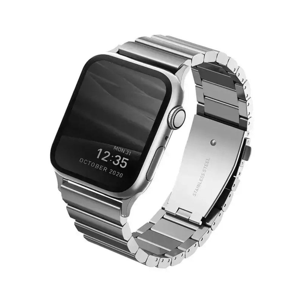 UNIQ Strova Mag Self-Adjustable Steel Apple Watch Band