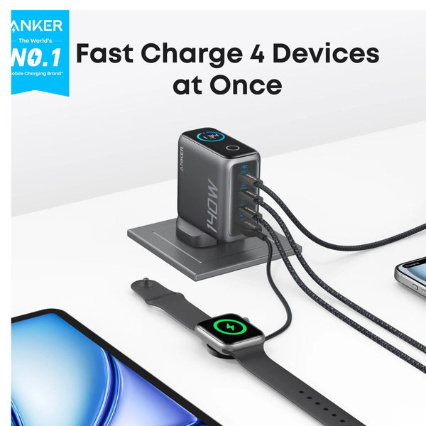 ANKER Charger (140W, 4-Port, PD 3.1) with USB-C Cable B2697G41
