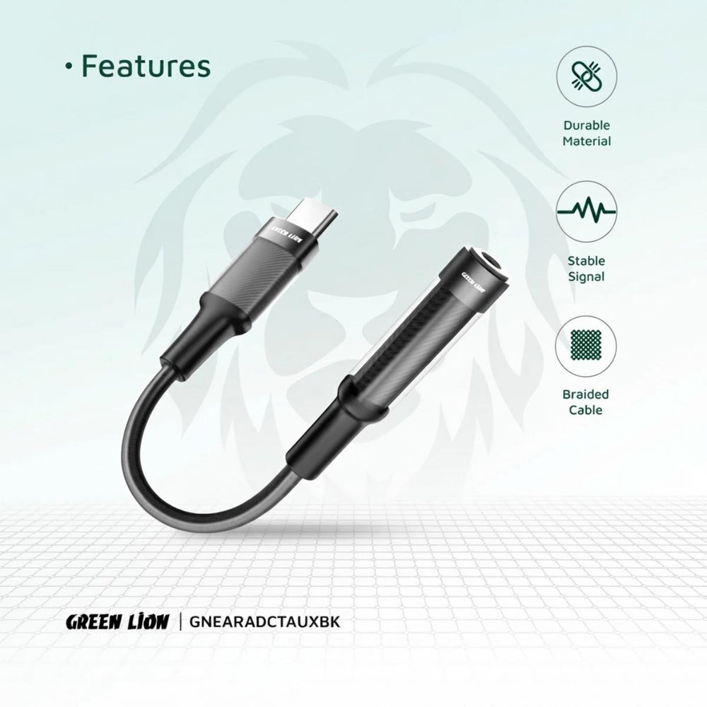 Green Lion USB-C to 3.5mm Female Audio Adapter