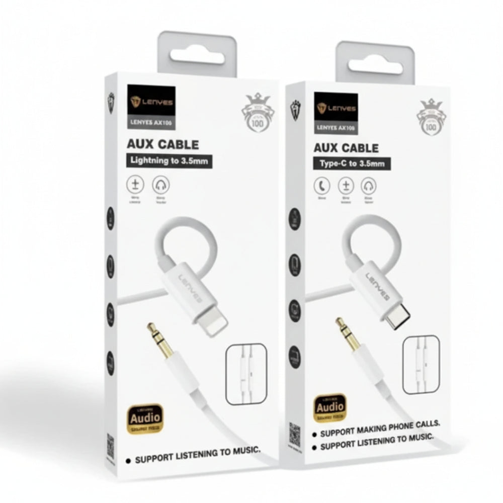 LENYES Type-C to 3.5mm Audio Cable AX106