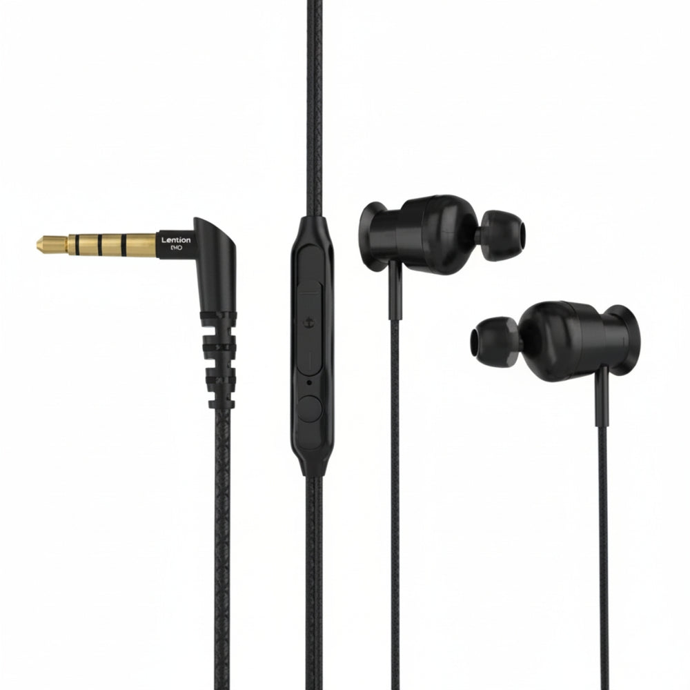 LENYES Earphones with Built-in Mic LF42