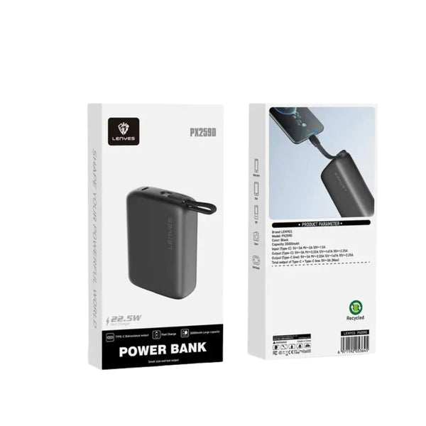 LENYES Mini 20000mAh Fast Charging Power Bank PX259D