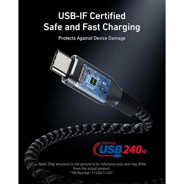 ANKER Prime USB-C to USB-C Cable 3ft, 240W A88E2011