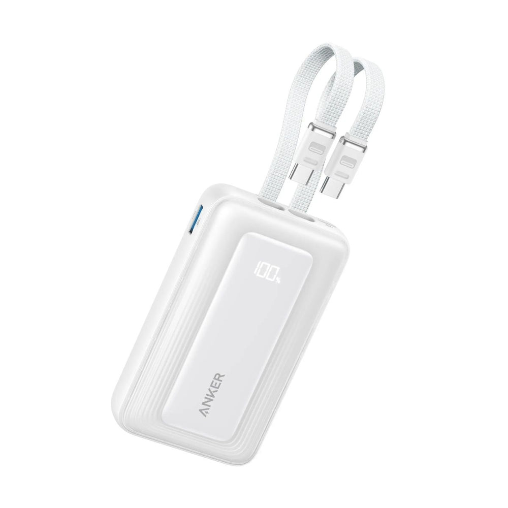 ANKER Anker Zolo Power Bank (10K, 35W, Built-In Dual USBC Cables A1680H12