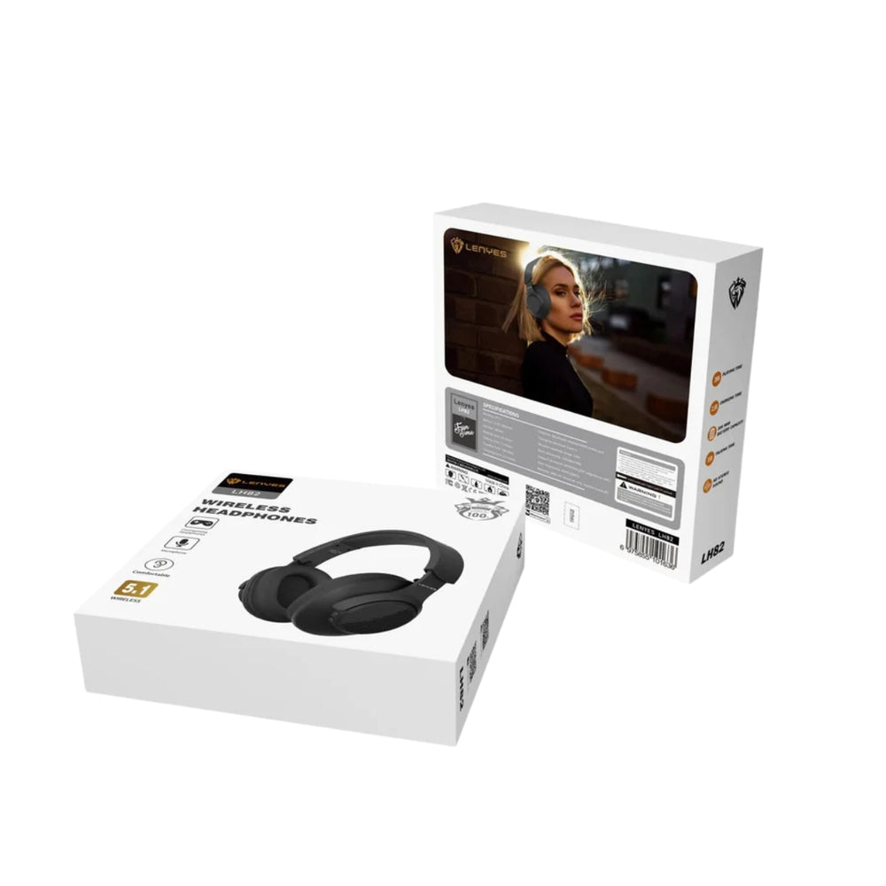LENYES Wireless Bluetooth Headset LH82 with 20hr Playback Time