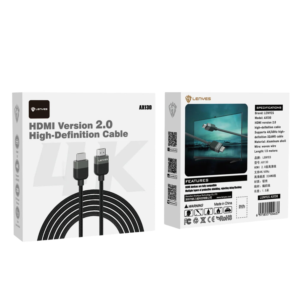 LENYES HDMI Cable 1.5M AX130