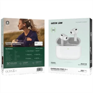 Green Lion Earbuds Pro 3 True Wireless