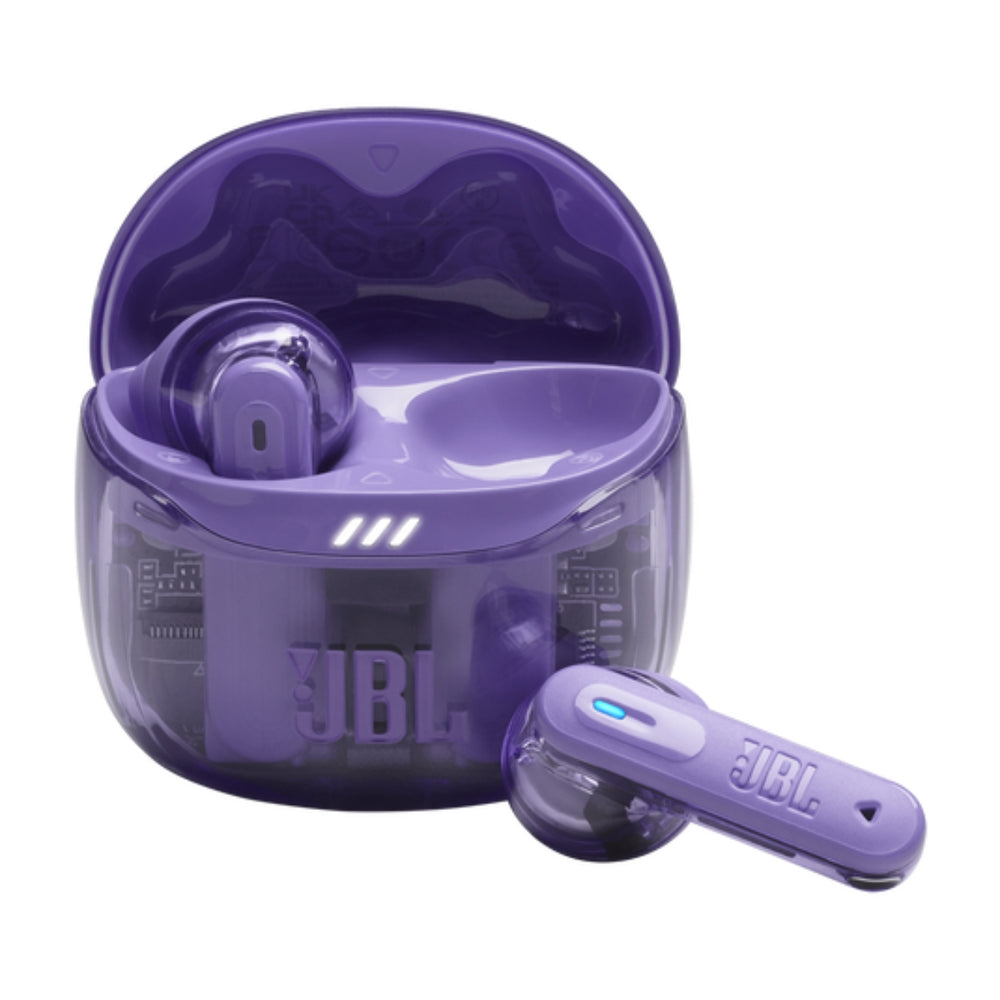 JBL TFLEX 2 True Wireless Noise Cancelling Earbuds Ghost
