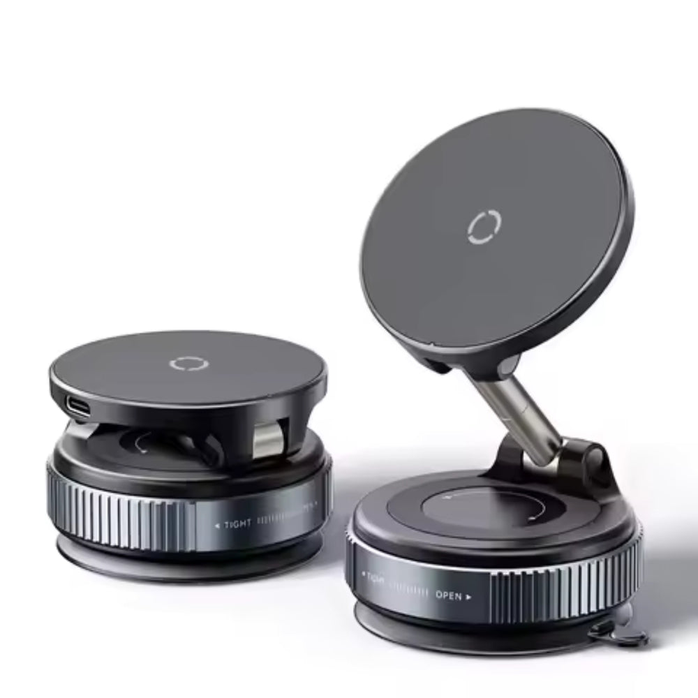 K007S Wireless Charging Phone Holder Vacuum Suction Magnetic Holder