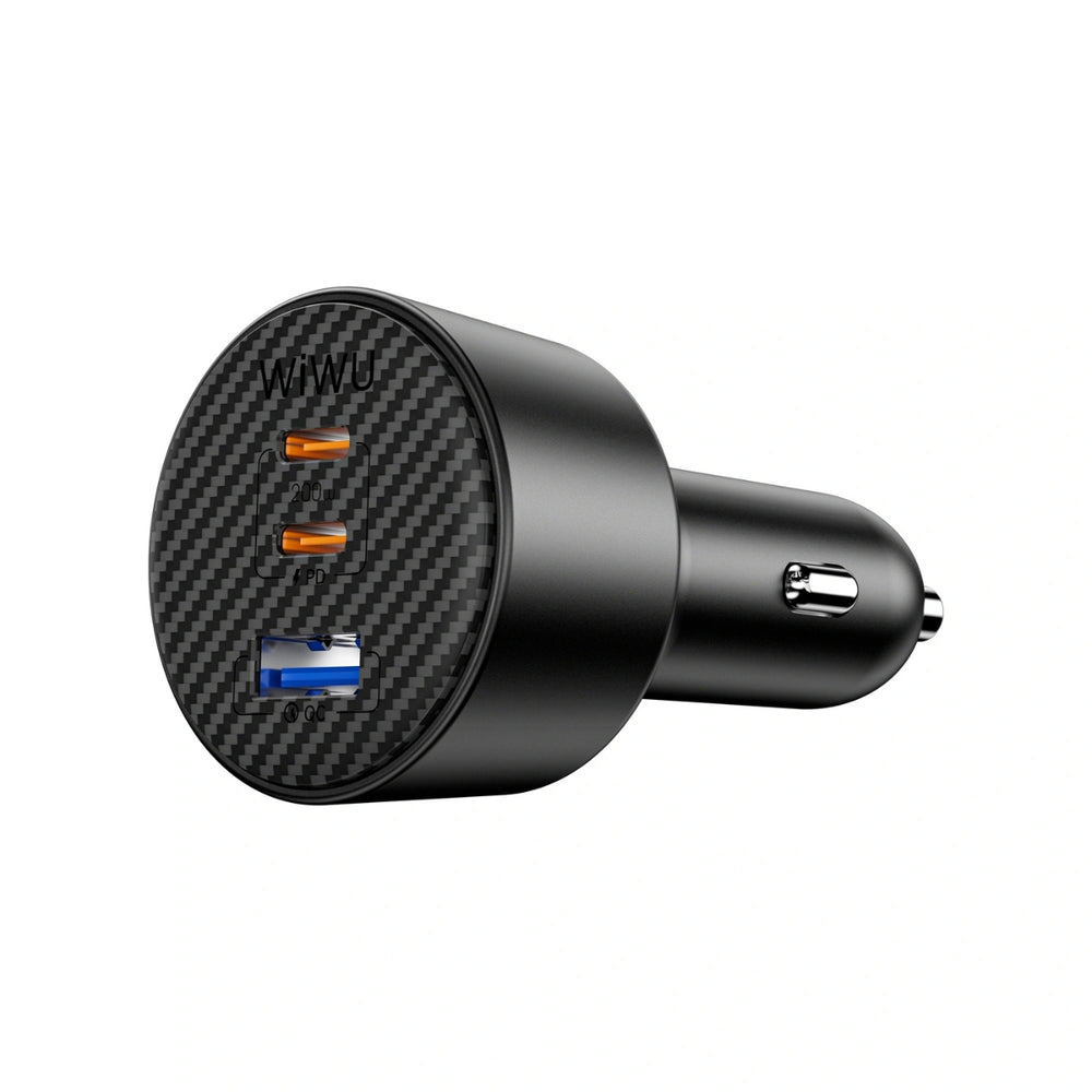 WIWU 200W Triple‑Port Car Charger