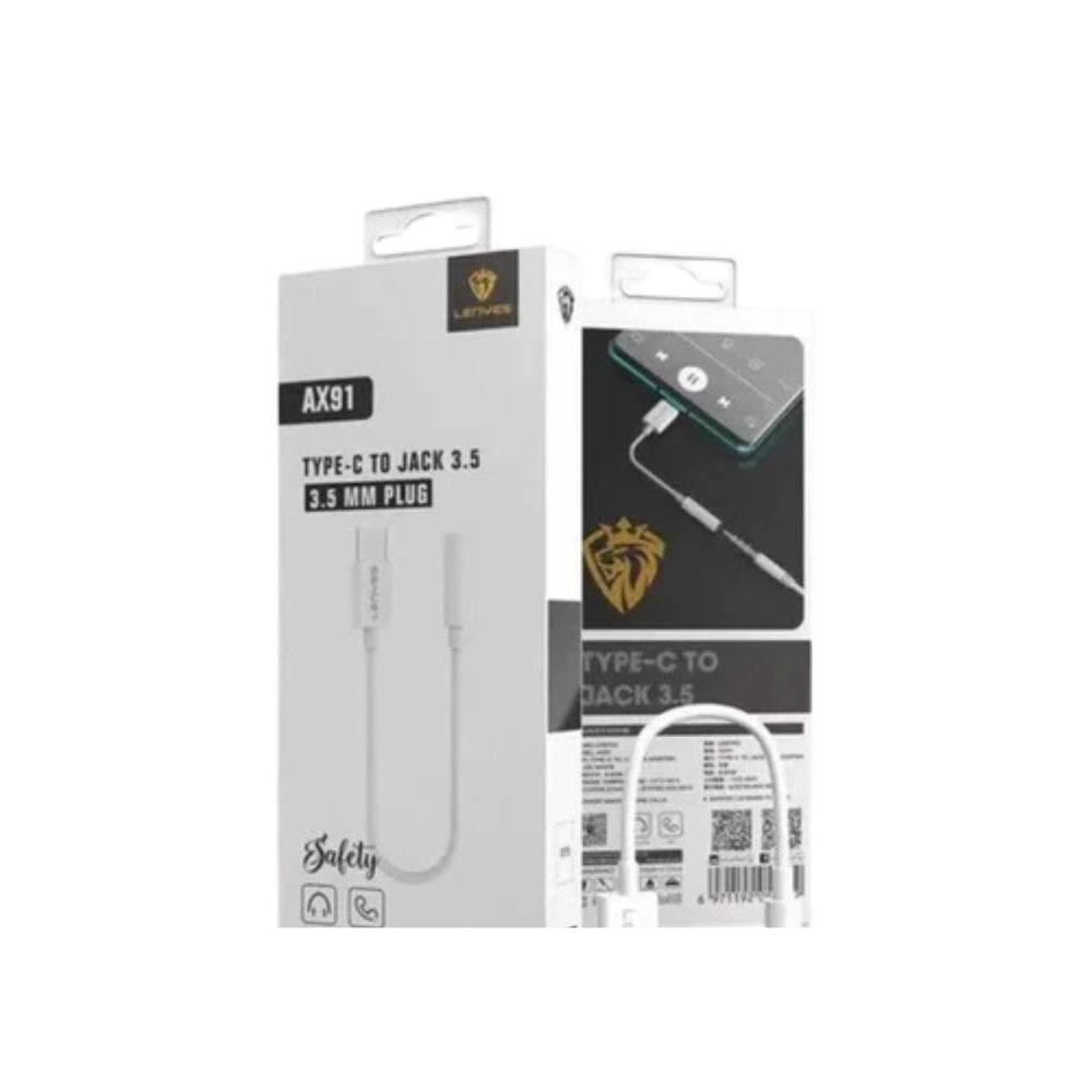 LENYES Type-C to 3.5mm Audio Adapter AX91