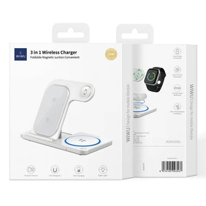 WIWU W020 3-IN-1 Wireless Charger