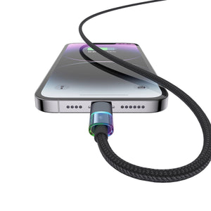 MCDODO CA-8190 USB-C to lightning Cable with 7 Colorful Lights 1.2m