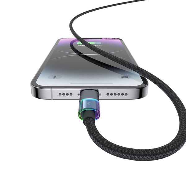 MCDODO CA-8190 USB-C to lightning Cable with 7 Colorful Lights 1.2m